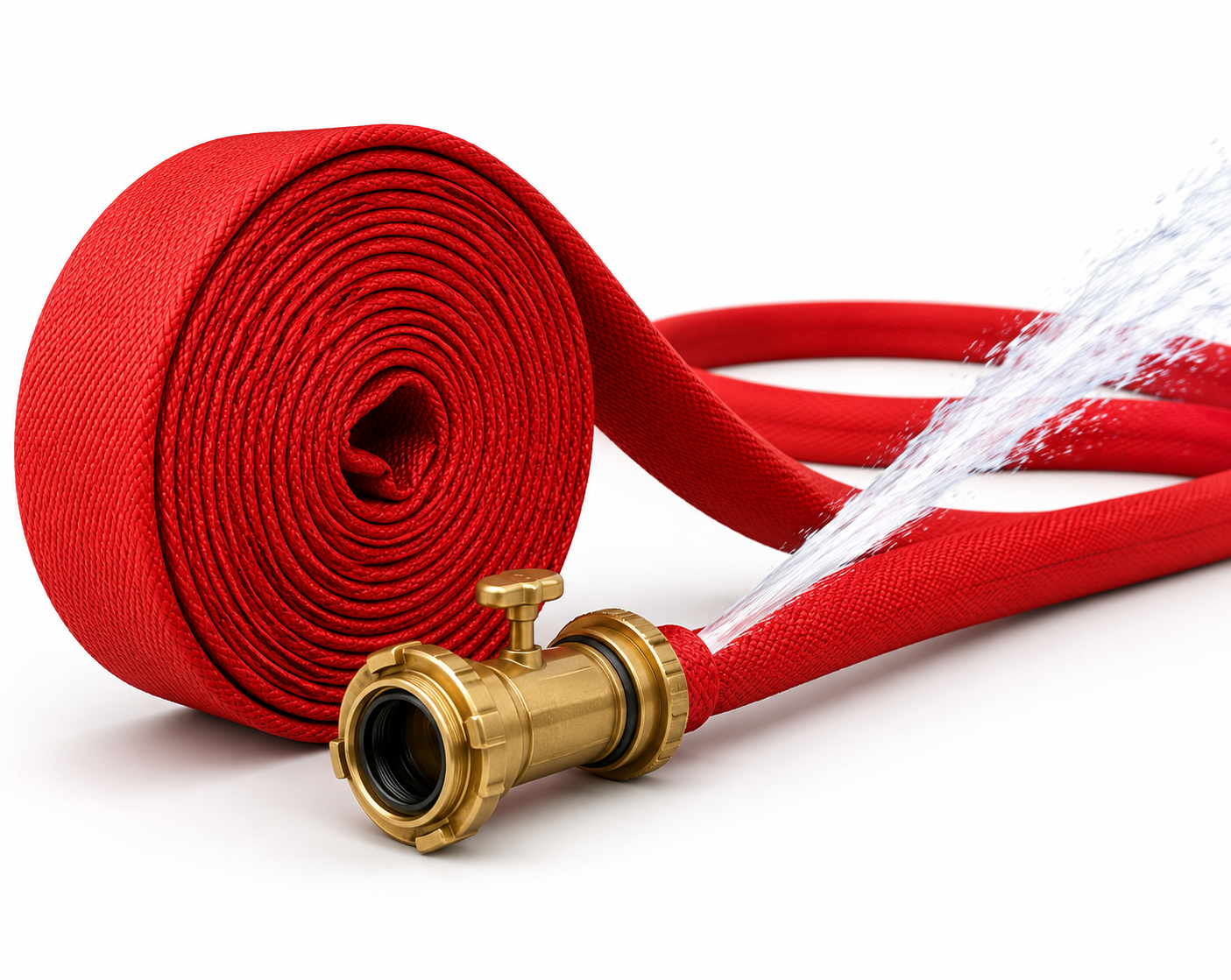 Red Fire Fighting RRL Hose Pipe