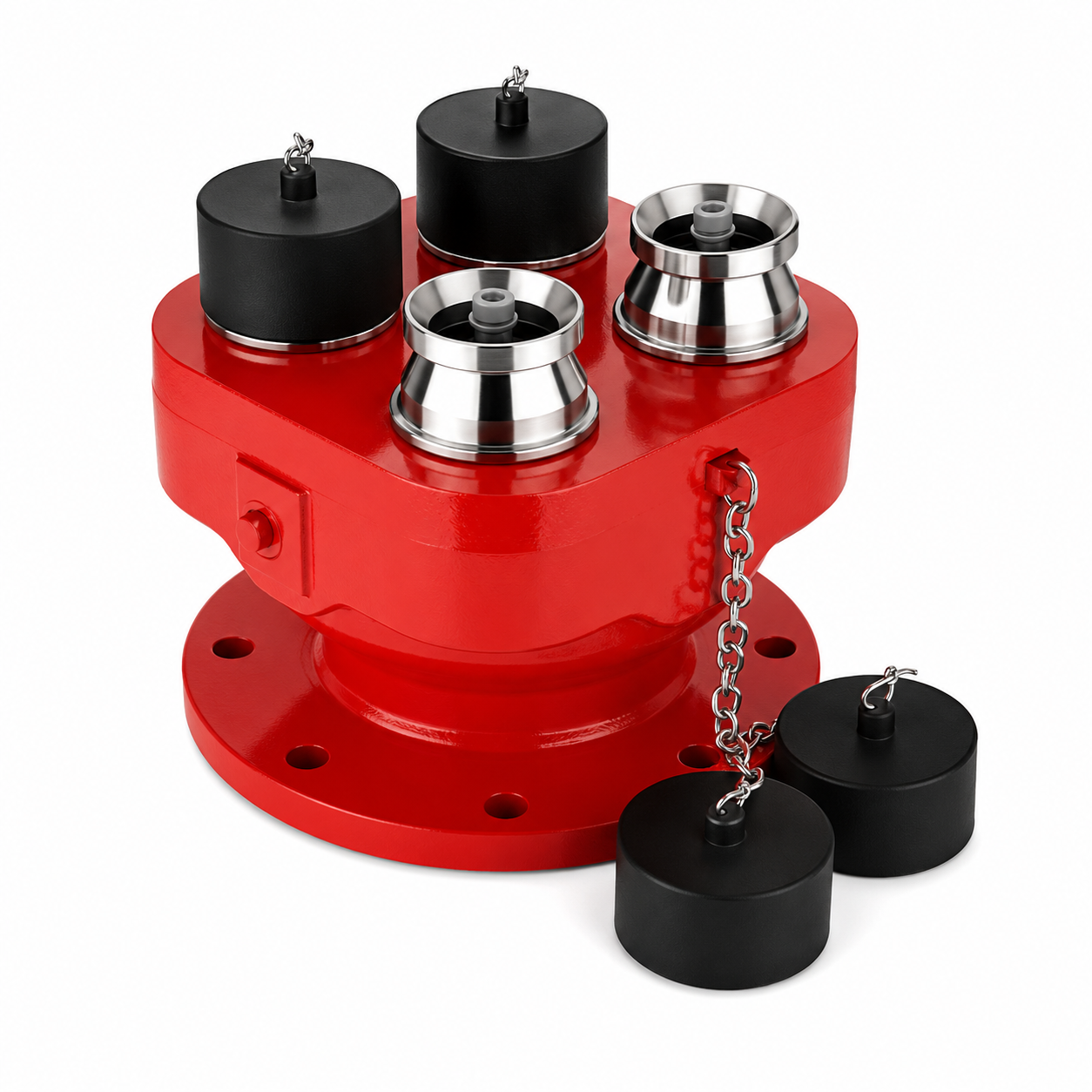 4 Way Breeching Inlet Valve